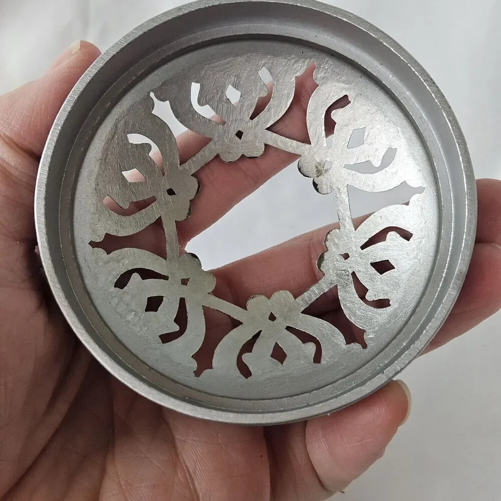 Yankee Candle Illuma-Lid Candle Jar Topper Silver Scroll Design